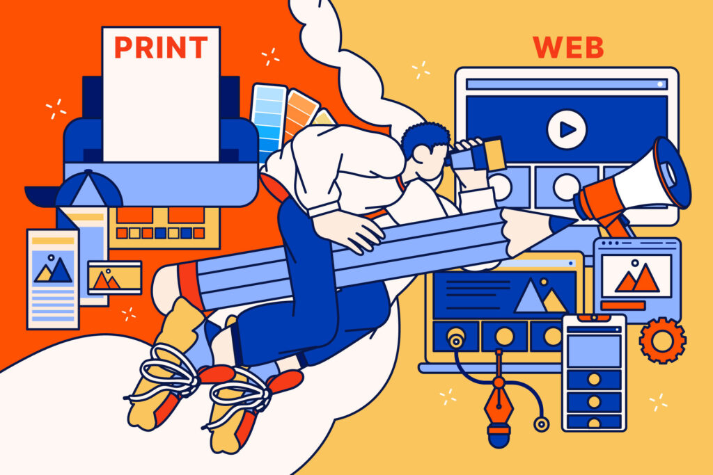 Designing for Print vs the Web